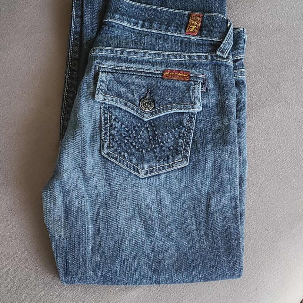 7 for all Mankind boot cut jeans